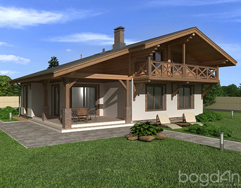 КМ-99. Жилой дом 12.6*10.1 метр.